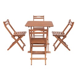 GRUP - B - 108-Masa(70*70)Cm(1adet)+110-Sandalye(4adet) GRUP - B - 108-Masa(70*70)Cm(1adet)+110-Sandalye(4adet)